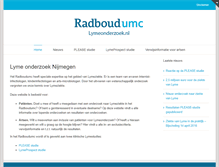 Tablet Screenshot of lymeonderzoek.nl